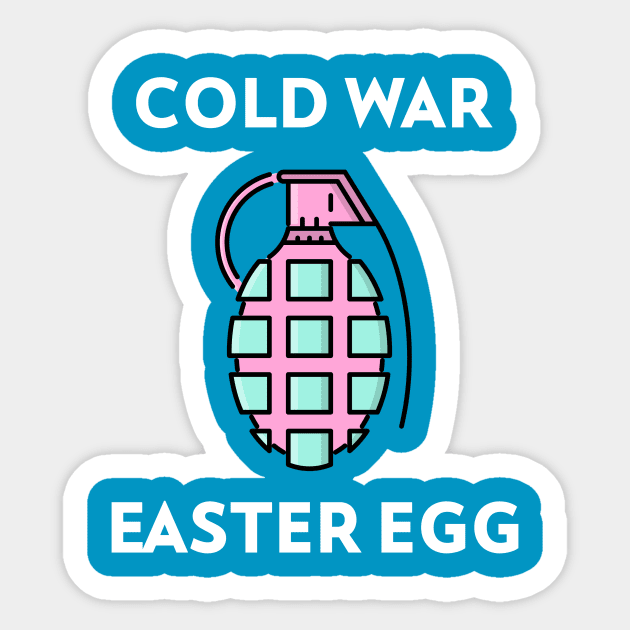 Easter Egg Cold War Easter 2021 Sticker by Ghost Of A Chance 